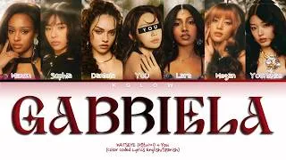 Thumbnail: [Karaoke] KATSEYE (캣츠아이) "GABRIELA" (Color Coded English/Spanish) (7 Members)