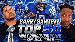 Thumbnail: Barry Sanders Top 50 Most Ridiculous Plays of All-Time | NFL Highlights (Gen Z Reaction)