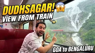 Thumbnail: Crossing India's Most Epic Waterfall by Train (Goa to Bangalore via Dudhsagar)