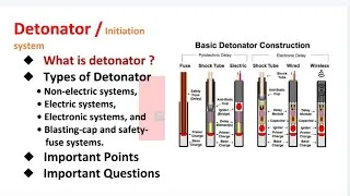 Thumbnail: Electronic detonator || advantages important Question || Detonator Initiation System -3 || #khanan