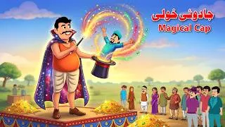 Thumbnail: Magical Cap | Pashto Moral & Funny Story | Khan Cartoon