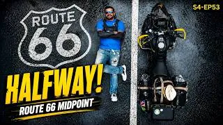 Thumbnail: Finally Reached Route 66 Midpoint | Urdu MotoVlog | Alaska to Patagonia Motorcycle Tour S4-Ep53