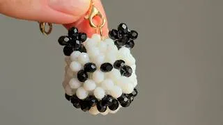 Thumbnail: DIY Beaded Panda Keychain Tutorial 🐼 | Step-by-Step Bead Weaving