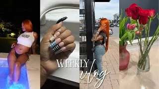 Thumbnail: weekly vlog | girls day | pool day | cleaning | etc