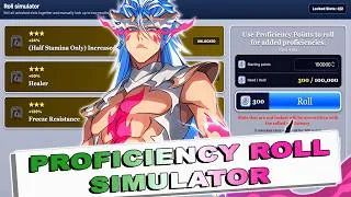 Thumbnail: NEW PROFICIENCY ROLL SIMULATOR TOOL - FREE & NO ADS - Bleach Brave Souls