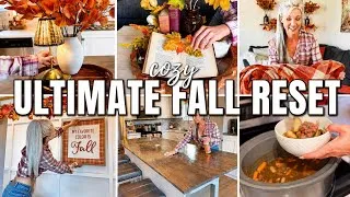 Thumbnail: FALL CLEAN & DECORATE WITH ME 2026 🍂 | Cozy Fall Decorating + Cleaning Motivation