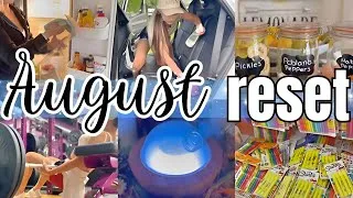 Thumbnail: *NEW* ULTIMATE AUGUST RESET 🌿 Cleaning, Organizing + Back to School Prep & FREE printables