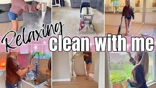 Thumbnail: *NEW* ✨ RELAXING EVENING CLEAN WITH ME | Whole House Reset + Cozy Cleaning Motivation
