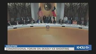 Thumbnail: Forum on deadly Houston ICE shooting | Family, local leaders testify