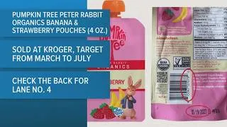 Thumbnail: Children's fruit puree recalled over possible plastic contamination