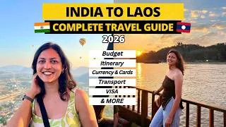 Thumbnail: Laos Travel Guide from India 2026: Costs, VISA, Itinerary, & More! | Khushboo Vasudeva