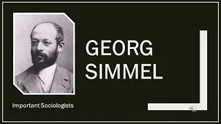 Thumbnail: Georg Simmel I Contributions of Georg Simmel I Concept of Society and Sociation