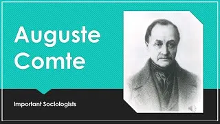 Thumbnail: Auguste Comte I Contributions of Auguste Comte I The Law of Three Stages I Hierarchy of Sciences