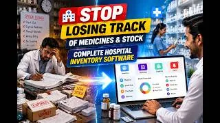 Thumbnail: 🏥 Stop Losing Track of Medicines & Stock Complete Hospital Inventory Management Software