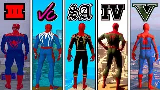 Thumbnail: Evolution of SPIDER-MAN  in GTA Games! 🕷🔥