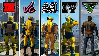 Thumbnail: Evolution of wolverine Falls in GTA Games! ☠🔥