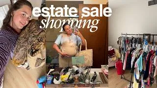 Thumbnail: Thrift With Me At An Estate Sale 🧺💫 I CAN'T BELIEVE THIS HAPPENED