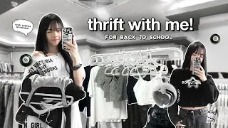 Thumbnail: THRIFT WITH ME for Back to School 📓 + Try-on Haul 🛒: Acubi Capsule Wardrobe (Pinterest Inspired)