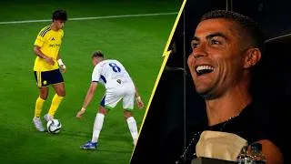 Thumbnail: Ronaldo scores an UNBELIEVABLE CHIP Goal against Al Akhdoud🤯