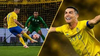 Thumbnail: Ronaldo scores his FIRST HATTRICK for Al Nassr (4 Goals)🔥