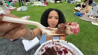 Thumbnail: baking a cake from scratch for the LA cake picnic!