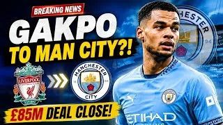 Thumbnail: 🚨 MANCHESTER CITY CLOSE IN ON CODY GAKPO! LIVERPOOL TALKS ADVANCE 🔵🔥