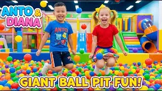 Thumbnail: Fun Playground Adventure 🎡 | Anto & Diana Find the Ball Pit Treasure!
