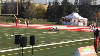 Thumbnail: Jarrett Carson GREAT Catch!! York University vs. Waterloo. Oct.25th.2014