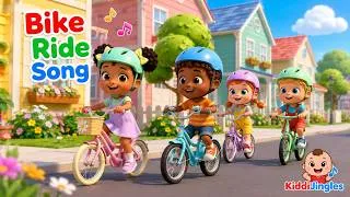 Thumbnail: Bike Ride + More Fun Songs for Kids 🚲| Wheels on the Bike | Nursery Rhymes & Kids Songs | Singalong