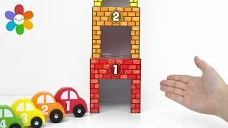 Thumbnail: Wooden Car Garage: Learning Colors and Numbers