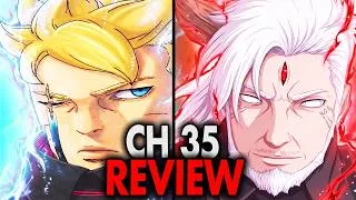 Thumbnail: Boruto's FINAL Villain REVEALED?! Amado's INSANE Secret! Boruto Two Blue Vortex Chapter 35 Review