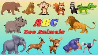 Thumbnail: ABC Zoo Animals 30TH8 | Nursery Rhyme for Kids | Kids TV