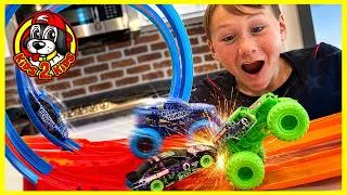 Thumbnail: Monster Jam Race Cars & Monster Trucks TAG TEAM RACING COMPILATION