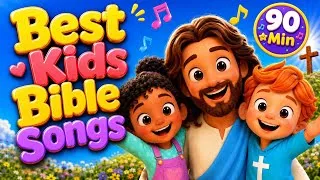 Thumbnail: ⁠90 Min Christian Songs for Children | Jesus Paid It All & Best Sunday School Songs for Kids⁠