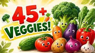 Thumbnail: Learn 50 Vegetables in English! Fun Vocabulary for Toddlers & Preschoolers