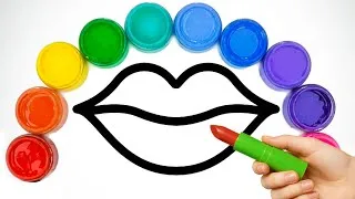 Thumbnail: Drawing and Coloring Lips & Make-Up Set for Toddlers!