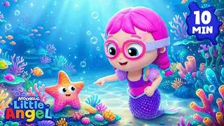 Thumbnail: Jill the Mermaid and Starfish Underwater Adventure! 🧜‍♀️ | Kids Cartoons and Nursery Rhymes