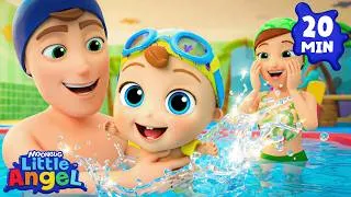 Thumbnail: First Swimming Lesson! 🌊 | Kids Cartoons and Nursery Rhymes