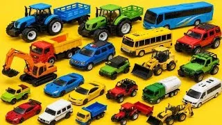 Thumbnail: Big Toy Cars, Tractor & Bus | Ultimate Off-Road Mud Adventure Challenge