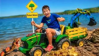 Thumbnail: Kids Learn to Protect Nature – Funny Treasure Hunt Adventures!