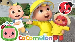 Thumbnail: JJ Gets Ready for a Rainy Day! ☔ Boots, Raincoats & Puddles with CoComelon | Kids Dress Up Fun