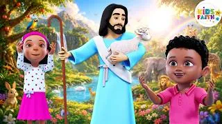 Thumbnail: Kids Bible Songs Collection | Christian Worship, Psalm 23 & Bible Stories | Kids Faith TV