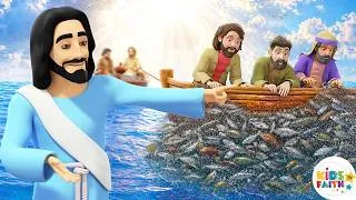 Thumbnail: Jesus Calls His Disciples | Bible Stories | Kids Faith TV