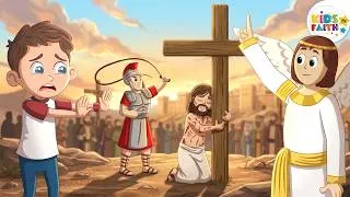 Thumbnail: Jesus Resurrection Bible Story - Bible Stories and Songs - Kids Faith TV