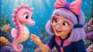 Thumbnail: "Ocean World Ep. 1 | Seahorse & Octopus" 🐴🐙 | Kids Funny Songs
