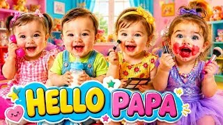 Thumbnail: 💄 Funny Makeup Baby 😂👶 Hello Papa | Cutest Baby Meme 🤣💕 | Baby TikTok Videos 