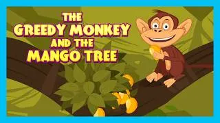 Thumbnail: 🐵 The Greedy Monkey and the Mango Tree 🥭 | Moral Story for Kids | Kids Moral Story