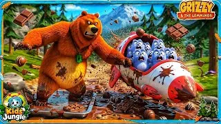 Thumbnail: The Great Soda Rocket Escape 🚀🍫 in this grizzy and the lemmings chocolate battle!