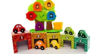 Thumbnail: BEST Video for Toddlers to Count 1 - 5, Learn COLORS in Spanish & English | Toy Learning #preschool