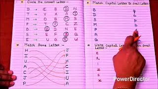 Thumbnail: Nursery //LKG English Worksheet//English Half Yearly Exam Preparation Sheet @kidslearningfun2013